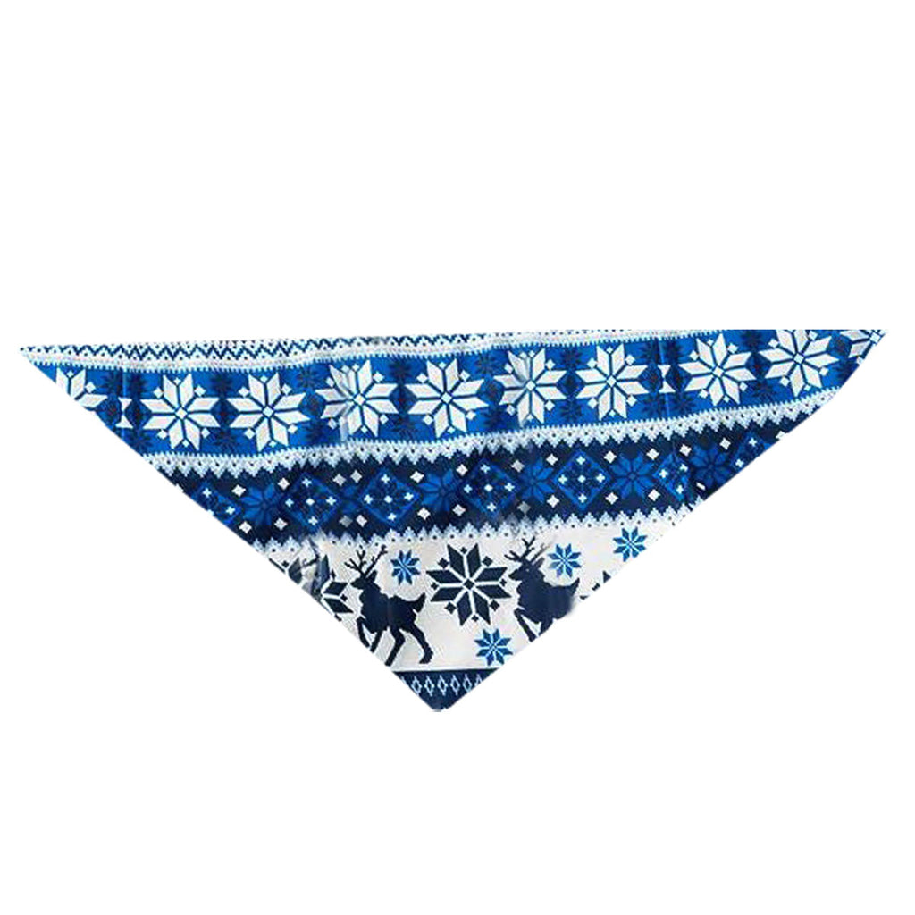 We Are Family 2026 Christmas Pajamas Set - Navy Top Blue and White Nordic Pattern Pants White Text Graphic