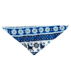 We Are Family 2026 Christmas Pajamas Set - Navy Top Blue and White Nordic Pattern Pants White Text Graphic