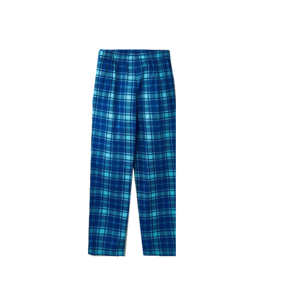 "Family Christmas 2026 " Text Print Blue Long Sleeve Top With Blue Plaid Family Matching Pajamas