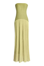 Solid Splicing Off-Shoulder Maxi Dress