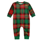 Family Green Plaid Pajamas Set