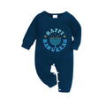 Family Hanukkah Blue Plaid Pajamas Set-Matching Holiday Sleepwear