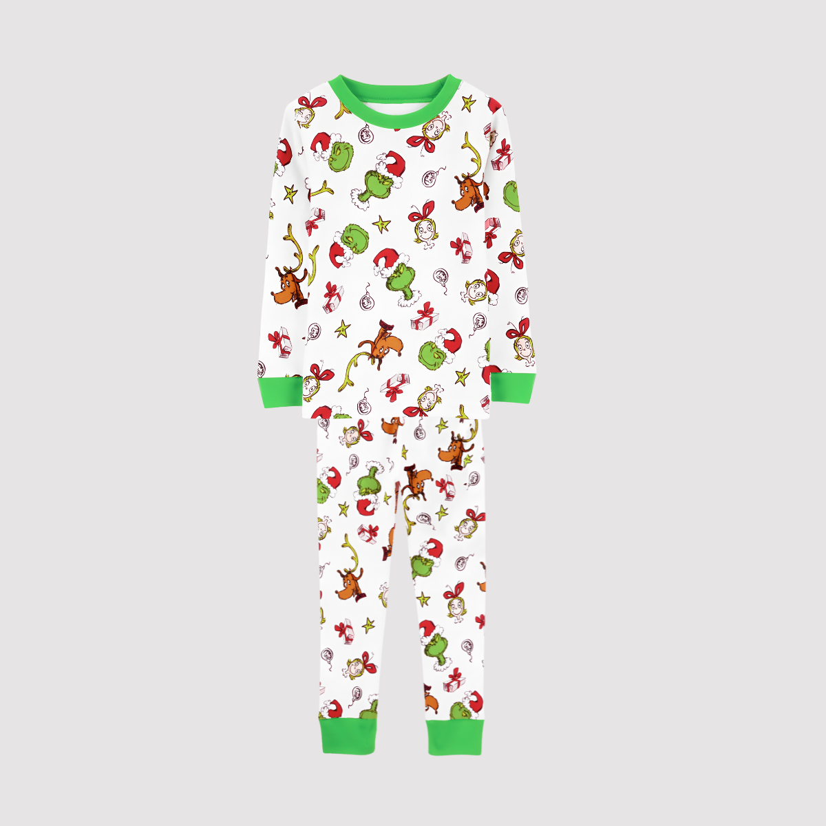 Merry Whatever Grinch Family Pajamas