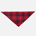 "Family Christmas 2026" Letter Printed Red and Blue Plaid Christmas Matching Pajamas