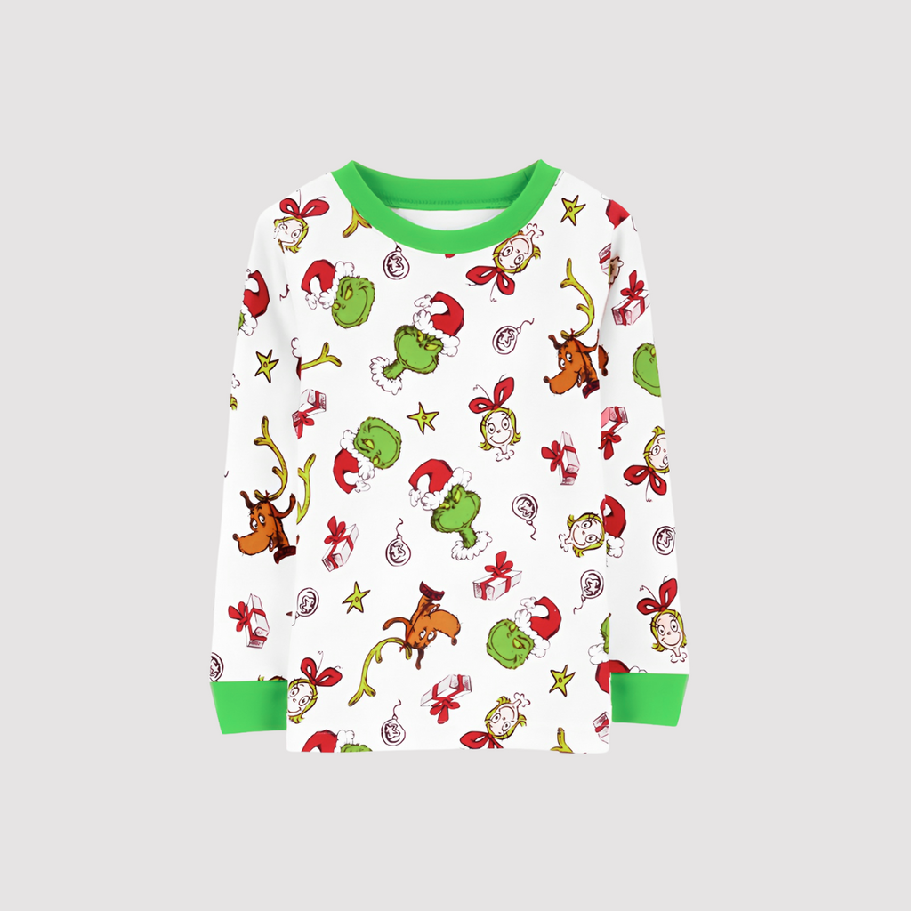 Merry Whatever Grinch Family Pajamas