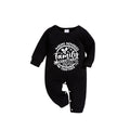 "Making Memories Together Family Christmas 2026" Pattern Black Long Sleeve Top