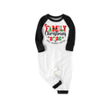 "Family Christmas 2026 Making Memories Together" Cute Christmas Elements Printed Green and Black Plaid Christmas Family Pajamas
