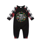 "Family Christmas 2026" Pattern Ⅱ- Red&Black&White Plaid  Matching Pajamas