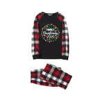 "Family Christmas 2026" Pattern Ⅱ- Red&Black&White Plaid  Matching Pajamas