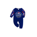 Making Memories Together Family Christmas 2026 Family Pajamas Set - Blue Top, Blue Pants, Blue Christmas Cartoon Sleeves