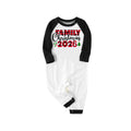 "Family Christmas 2026" Printed Green and Black Plaid Christmas Family Pajamas