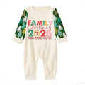 Family Christmas Pajamas Set With "Family Christmas 2026" Holiday Text Print