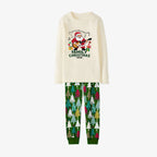 Family Christmas Pajamas Set With "Merry Christmas 2026" and Santa Claus Print