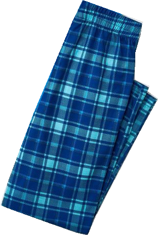Family Hanukkah Blue Plaid Pajamas Set-Matching Holiday Sleepwear