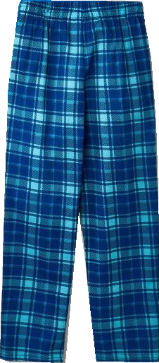 Cute "We are Family" Print Blue Long Sleeve Top With Blue Plaid Family Matching Pajamas