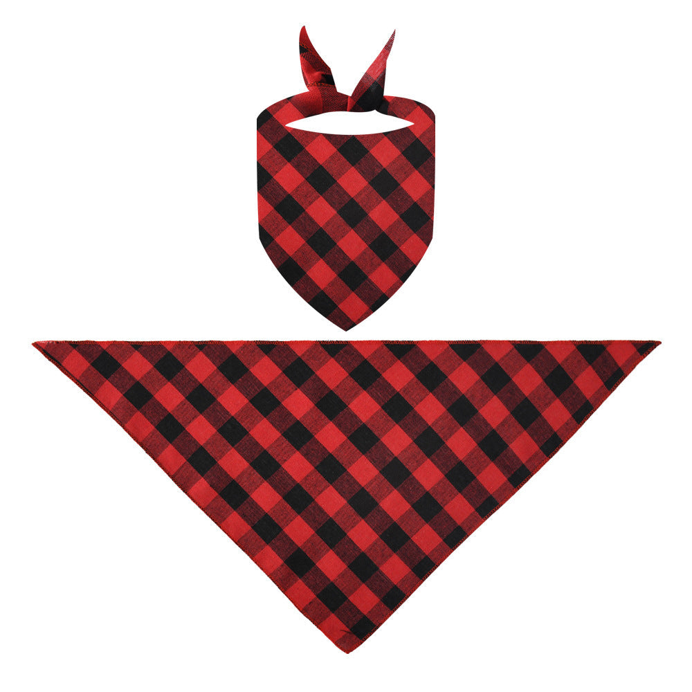 Christmas We are Family 2026 Letter Print Black & Red Plaid Family Matching Grey Pajamas With Dog