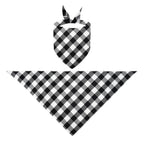 Cute "Family Christmas 2026" Text Print Black and White Plaid Family Matching Pajamas