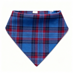 Holiday Couple Blue Plaid Christmas Pajamas Set