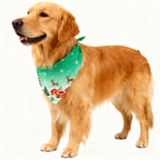 Holiday Couple Button-Up Christmas Pattern Printed Green Satin Christmas Pajamas Set