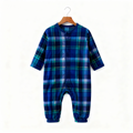 Matching Holiday Plaid Button-Up PJ Sets for Whole Family