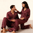 Elegant Satin Pajama Set for the Whole Family