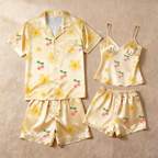 Romantic Satin Pajamas Set for Women ¨C Short Style