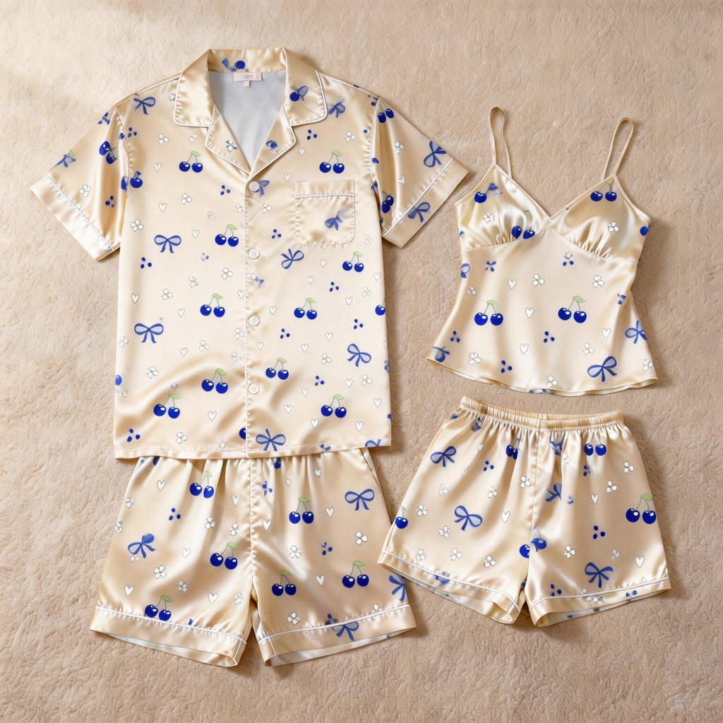 Perfect Gift Idea: Classic Satin Pajamas for Couples