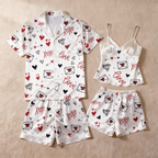 Comfortable Satin Short Pajamas for Summer Nights
