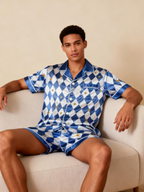 Perfect for Honeymoon: Couple Satin Pajamas