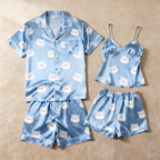 Chic and Comfortable Satin Pajamas for Couples