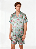 Elegance and Comfort: Satin Pajamas Set for Couple