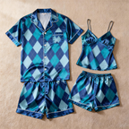 Cozy Nights Ahead with Couple Satin Pajamas