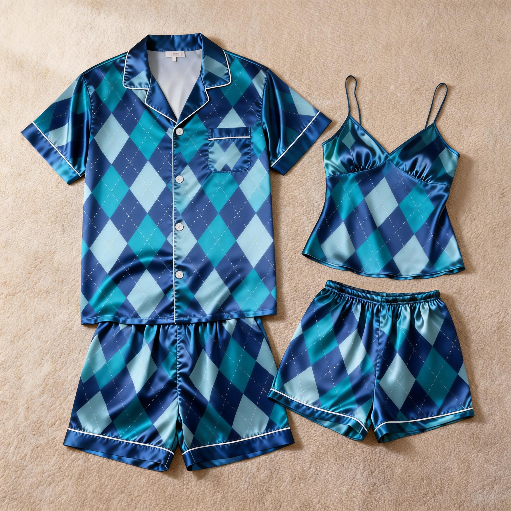 Cozy Nights Ahead with Couple Satin Pajamas