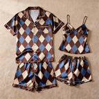 Stay Cool with Short Satin Pajamas for Couples