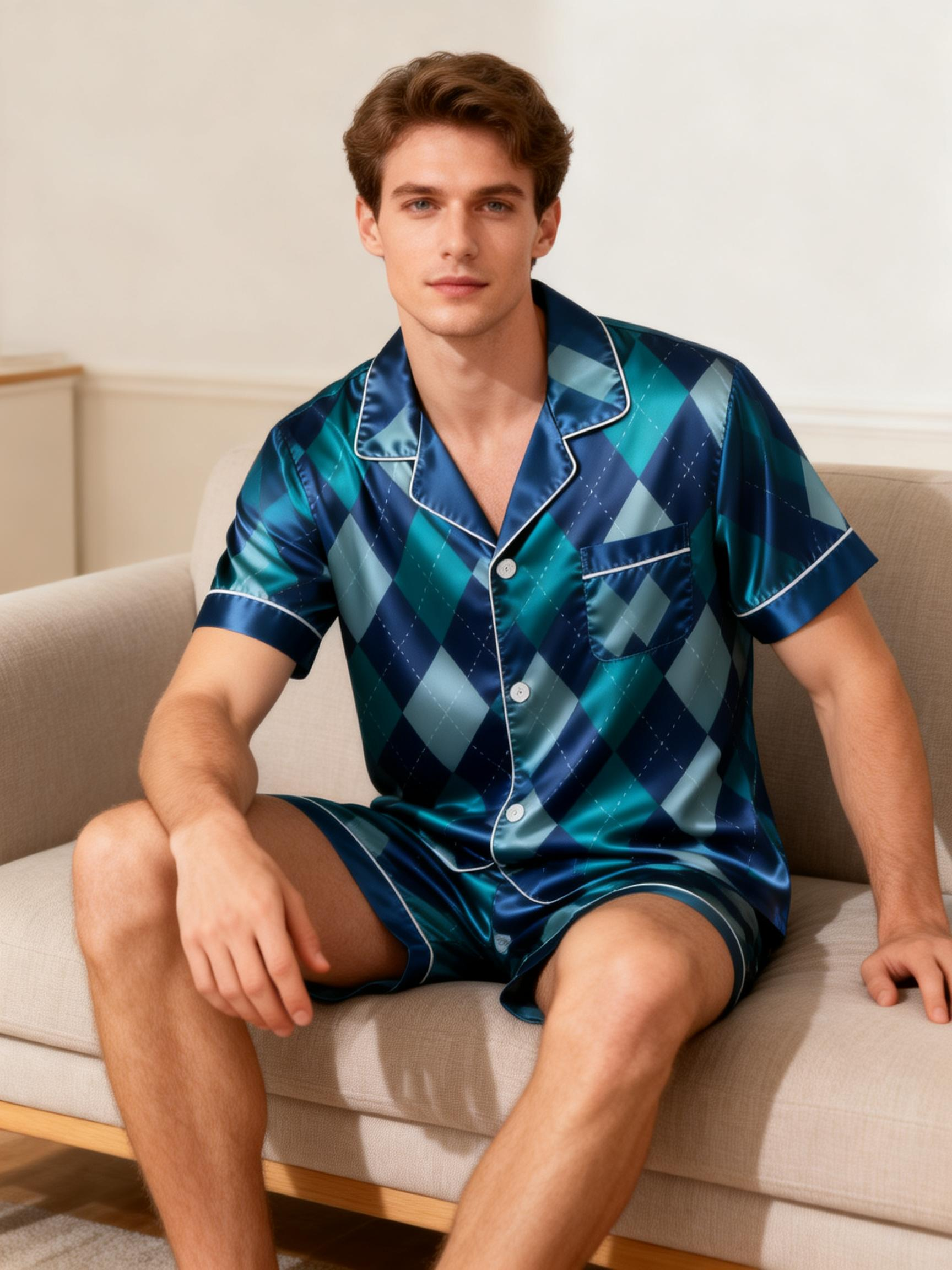 Cozy Nights Ahead with Couple Satin Pajamas