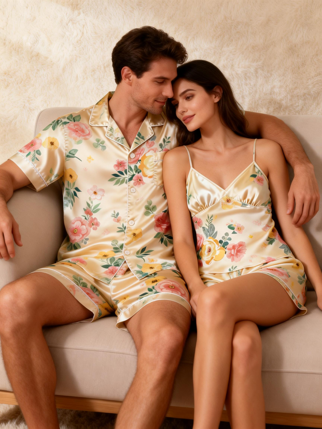 Stay Comfortable Together with Satin Pajamas