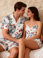 Lightweight Satin Pajamas for Couple