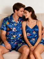 Instagram-Worthy Matching Couple Satin Sleepwear