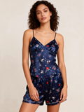 Romantic Silky Sleepwear for Couples ¨C Satin Pajama Set