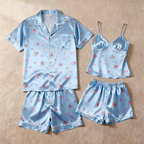 Luxury Satin Pajama Set for Him and Her