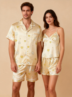 Silky Satin Pajama Set for Two ¨C Romantic & Cozy