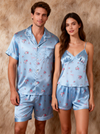 Luxury Satin Pajama Set for Him and Her