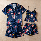 Classic Silky Satin Couple Pajamas ¨C Perfect for Gifts