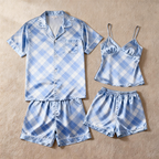 Silky Classic Couple Pajamas ¨C Hotel-Grade Satin Sleepwear