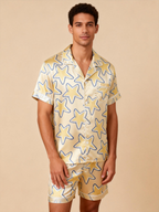 Couple¡¯s Silky Bedtime Set ¨C Satin Pajama Shorts