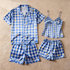 Silky Satin Sleep Set ¨C Short Pajamas for Him & Her