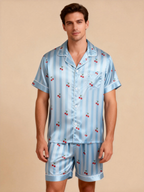 Silky Classic Sleepwear for Couples ¨C Satin Pajama Set
