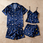 Silky Satin Pajamas for Two ¨C Luxurious Sleep Experience