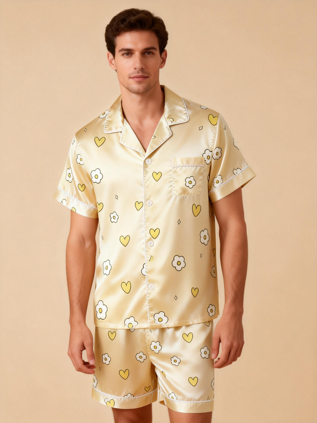 Silky Satin Pajama Set for Two ¨C Romantic & Cozy