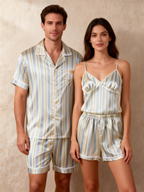 Silky Satin Matching Sleep Set for Couples